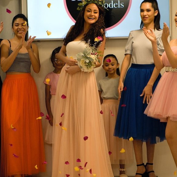 The stunning Gala tutu tulle skirt - Powder Pink - Wedding skirt - Picture 9 of 9